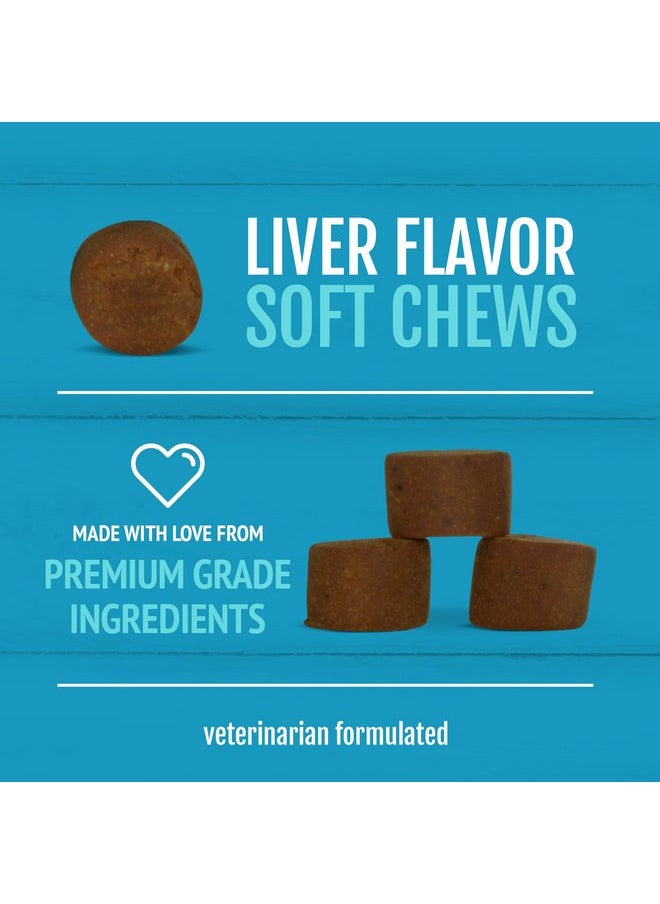 petnc NATURAL CARE - PetNC Natural Care Skin and Coat Soft Chews for Dogs, 60 Count - Image 1