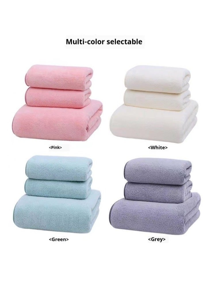 Bluejw مجموعة من ثلاث قطع من مناشف الحمام الناعمة - Image 2