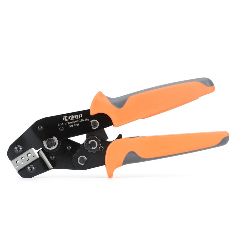 IWISS iCrimp SN-48B Pin Crimping Tools 3.96/4.8/5.08/6.3 mm 26-16AWG Crimper 0.14-1.5mmÂ² for Dupont & JST-SM Molex Connectors and Terminals - Image 1