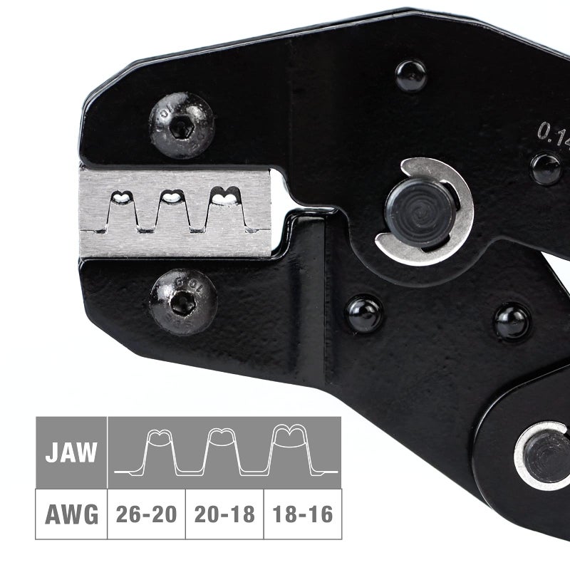 IWISS iCrimp SN-48B Pin Crimping Tools 3.96/4.8/5.08/6.3 mm 26-16AWG Crimper 0.14-1.5mmÂ² for Dupont & JST-SM Molex Connectors and Terminals - Image 3