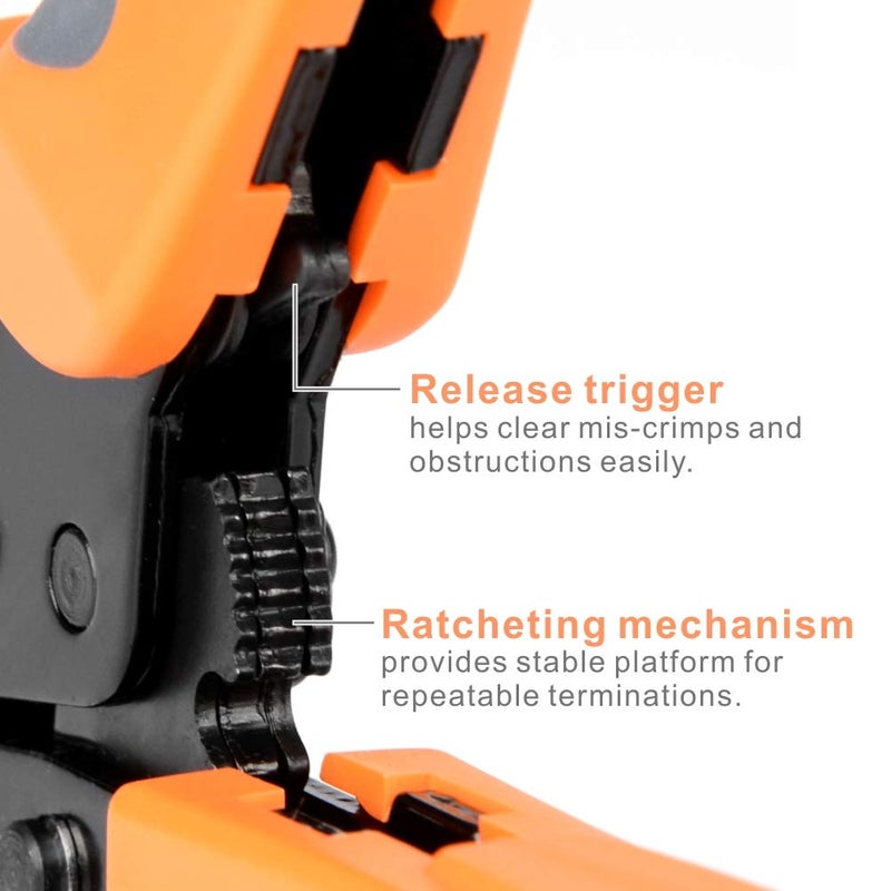 IWISS iCrimp SN-48B Pin Crimping Tools 3.96/4.8/5.08/6.3 mm 26-16AWG Crimper 0.14-1.5mmÂ² for Dupont & JST-SM Molex Connectors and Terminals - Image 4