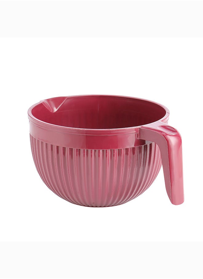 DELCASA - Mixing Bowl with Handle and Pouring Spout-  DC2557 3500 ml - Image 1