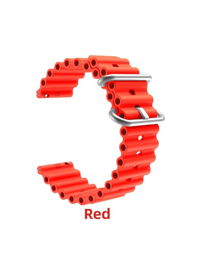Suitable For Huawei GT/GT2/GT3 Apple Ocean Strap Silicone Luminous Strap 12/16/18/20/22 Millio 
