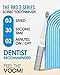 Voom Sonic Pro 3 Rechargeable Electric Toothbrush With Soft Dupont Nylon Bristles Dentist Recommended Portable Oral Care 2Minute Timer 3 Adjustable Speeds Light Weight Design Silver - Image 4