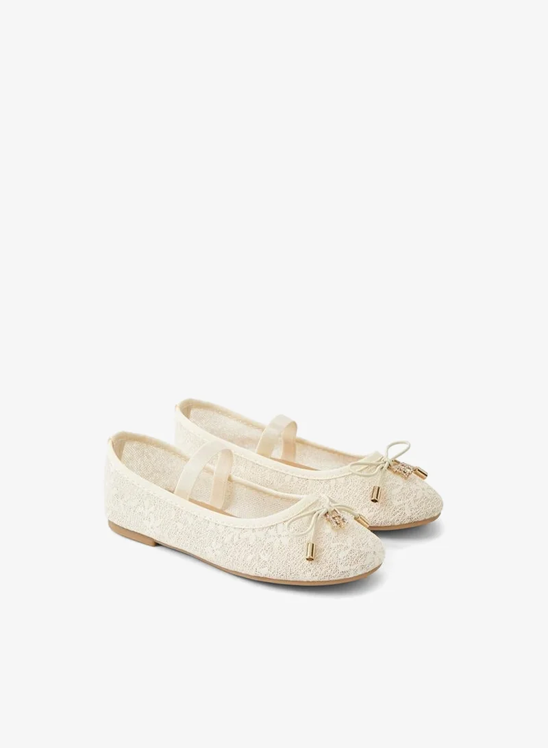 Flora Bella By Shoexpress GOLD Flora Bella Girls Slip-On Ballerina Shoes for Women | Best Price UAE