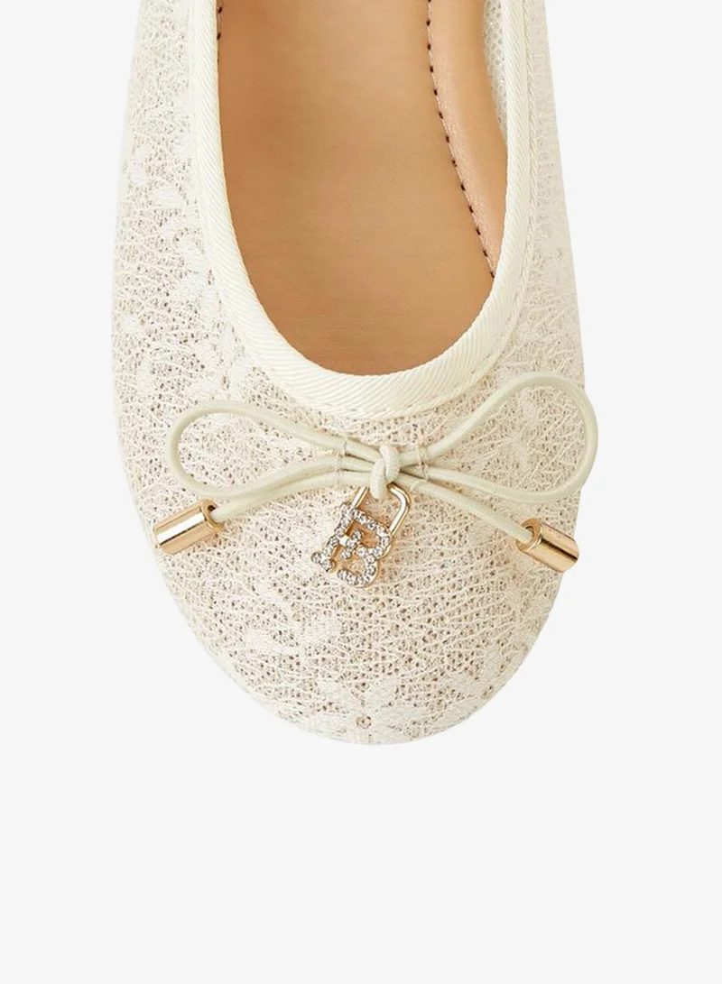 Flora Bella By Shoexpress GOLD Flora Bella Girls Slip-On Ballerina Shoes for Women | Best Price UAE