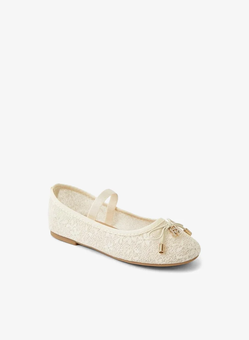Flora Bella By Shoexpress GOLD Flora Bella Girls Slip-On Ballerina Shoes for Women | Best Price UAE