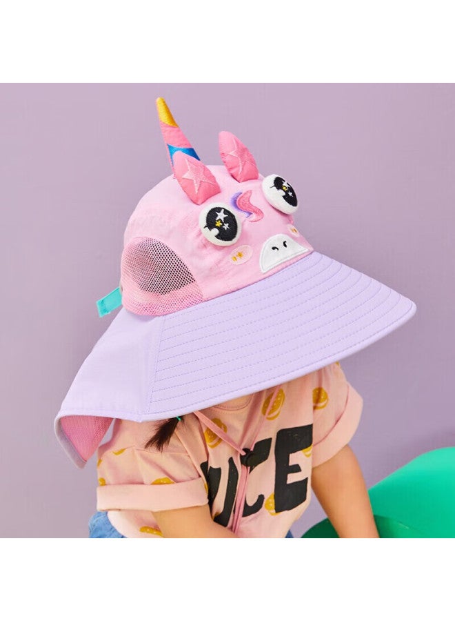 Lemonkid Children's Sun Protection Hat, Summer Baby Uv-resistant Sun Hat, Boys' Sun Hat, Girls' Parent-child Fisherman Hat - Image 2