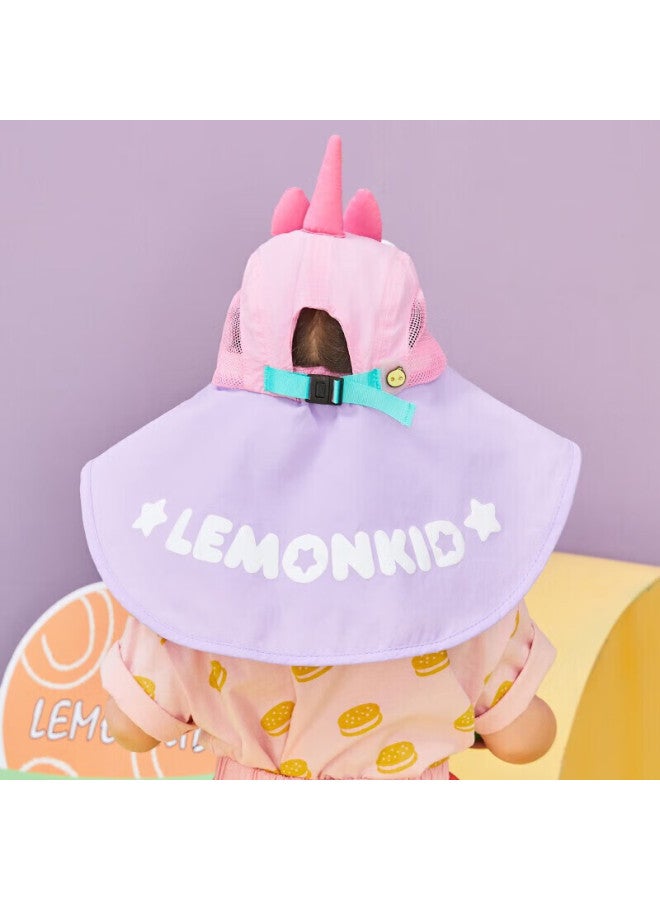 Lemonkid Children's Sun Protection Hat, Summer Baby Uv-resistant Sun Hat, Boys' Sun Hat, Girls' Parent-child Fisherman Hat - Image 3