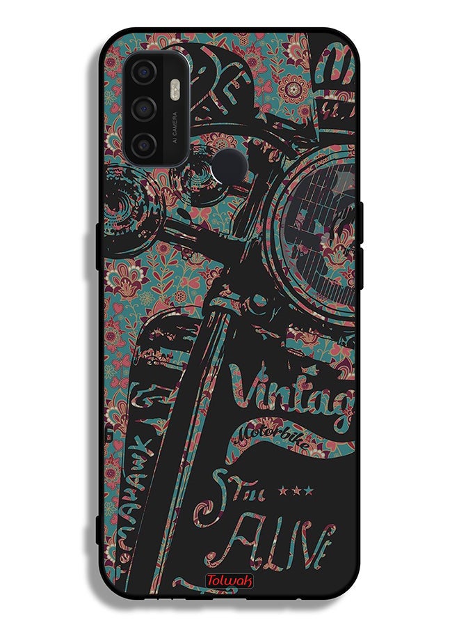 Tolwak Oppo A11s Protective Case Cover Vintage Motorbike - Image 2