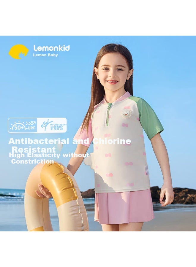 Lemonkid Kids' One-piece Sun Protection Swimsuit For Girls And Boys - Image 1