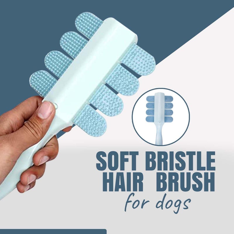 GLAN Self Cleaning Dog and Cat Comb Pet Hair Remover Grooming Comb Multicolour Pack of 1 - Image 4