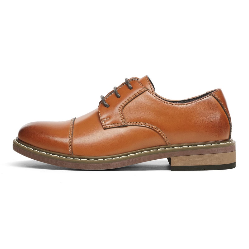 Bruno Marc Boyâ€™s Dress Oxford Formal Shoes,Size 12 Little Kid,Brown,SBOX211K - Image 2