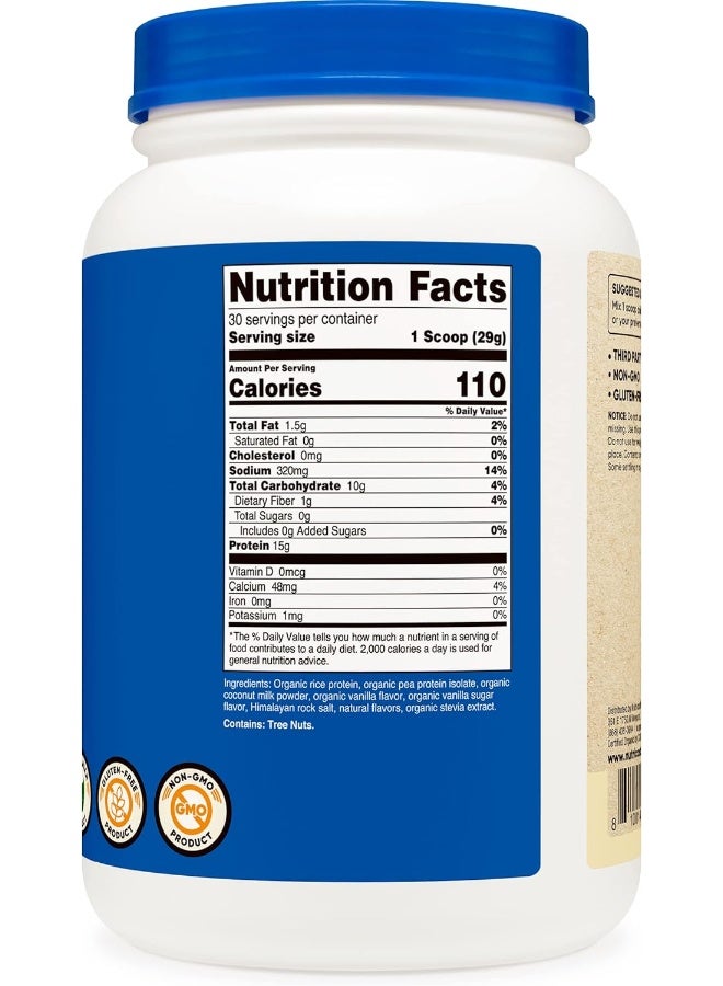 Nutricost Organic Vegan Meal Replacement Shake Powder (Vanilla) - Image 4