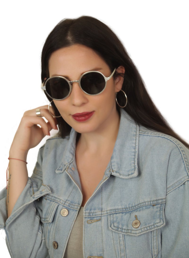 Gentlemen's Crib Round sunglasses unisex polarized UV 400  - Image 3