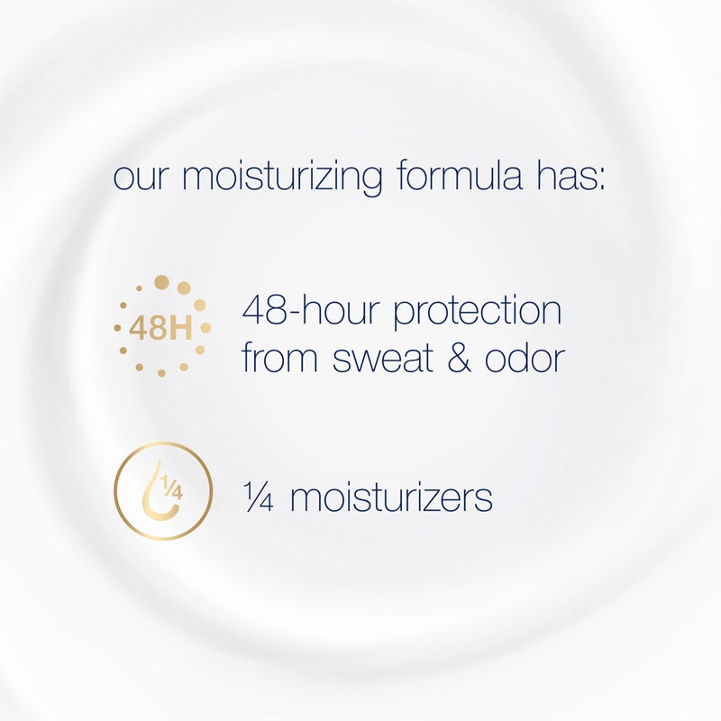 Dove Clinical Protection Antiperspirant Deodorant For Sweat and Odor Protection Original Clean Antiperspirant For Women Made With 1/4 Moisturizers 1.7 oz - Image 3
