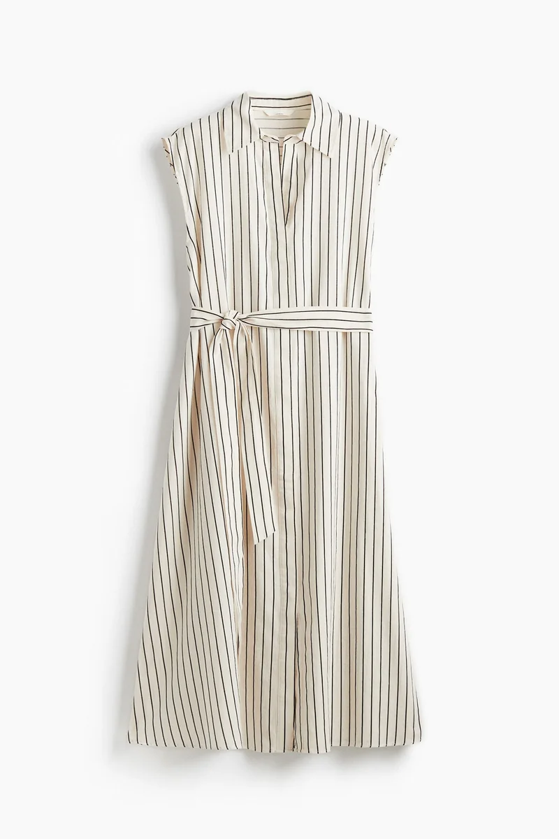 H&M Linen-blend shirt dress
