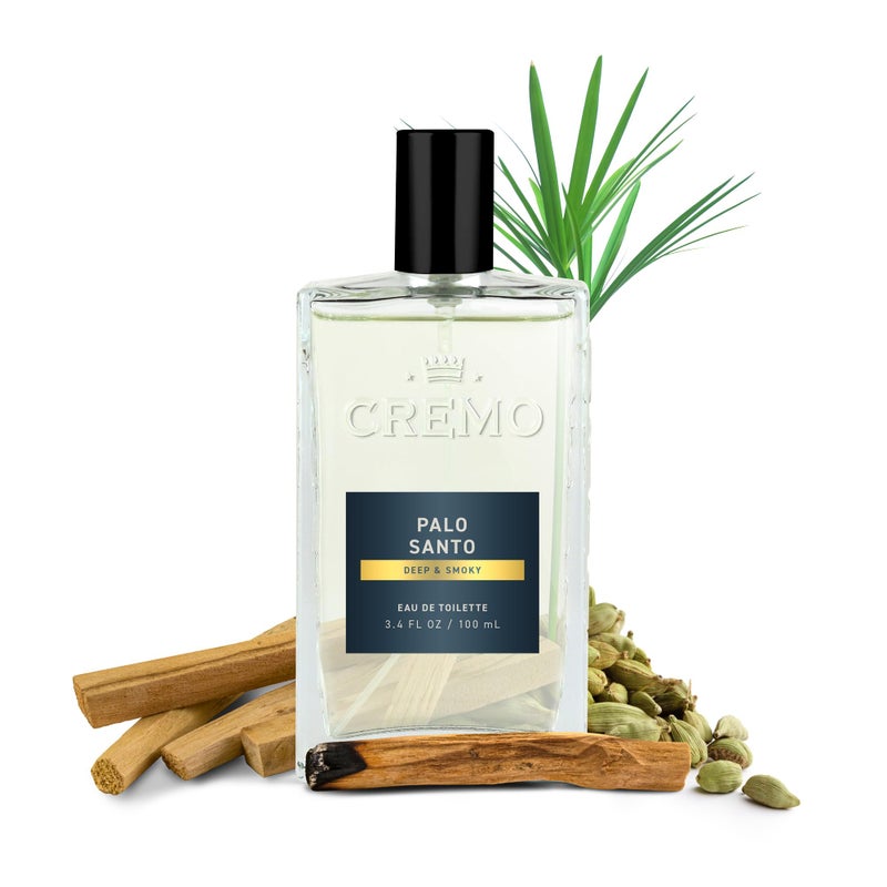 Cremo Cologne for Men - Palo Santo Mens Cologne Spray - A Combination of Bright Cardamom, Dry Papyrus and Aromiatic Palo Santo, Fragrances For Men, 3.4 Fl Oz - Image 4