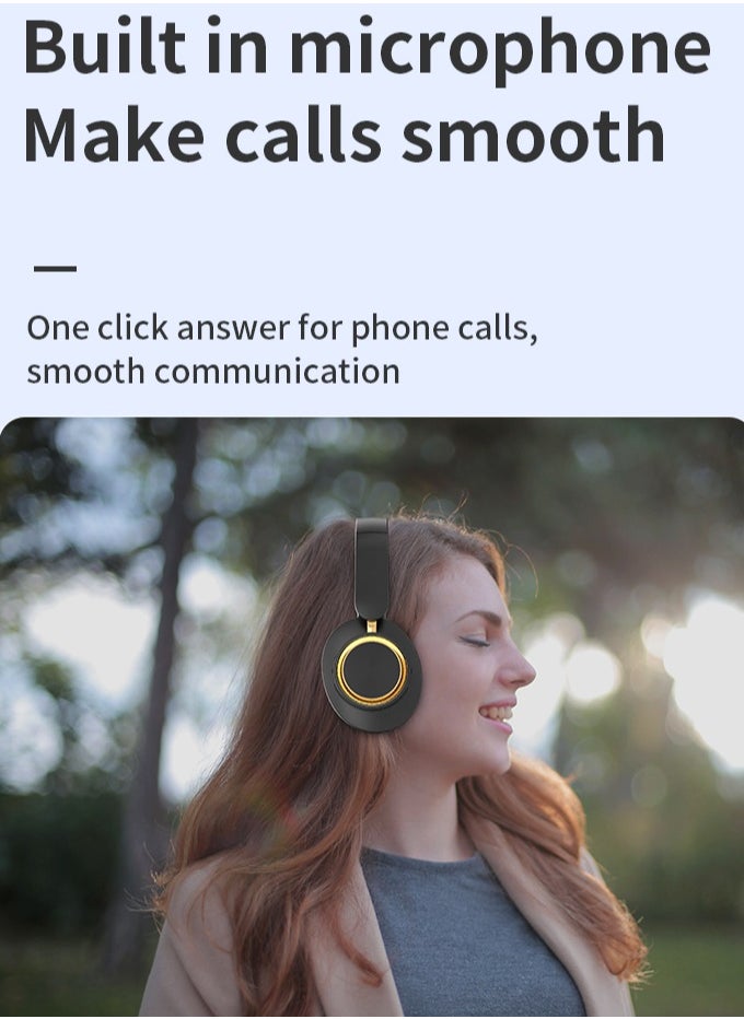 سماعات رأس H8 ENC لاسلكية مضادة للضوضاء بتقنية HD Call وبلوتوث 5.3