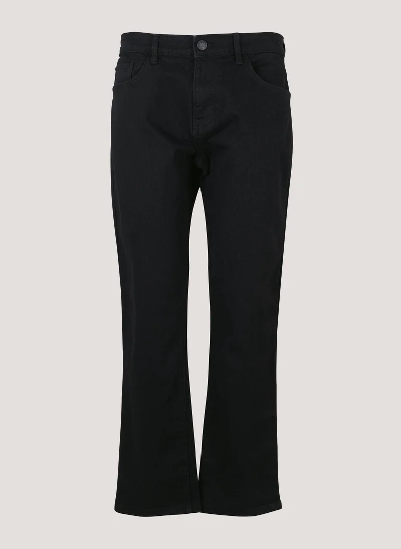 Matalan Black Stretch Straight Fit Jeans
