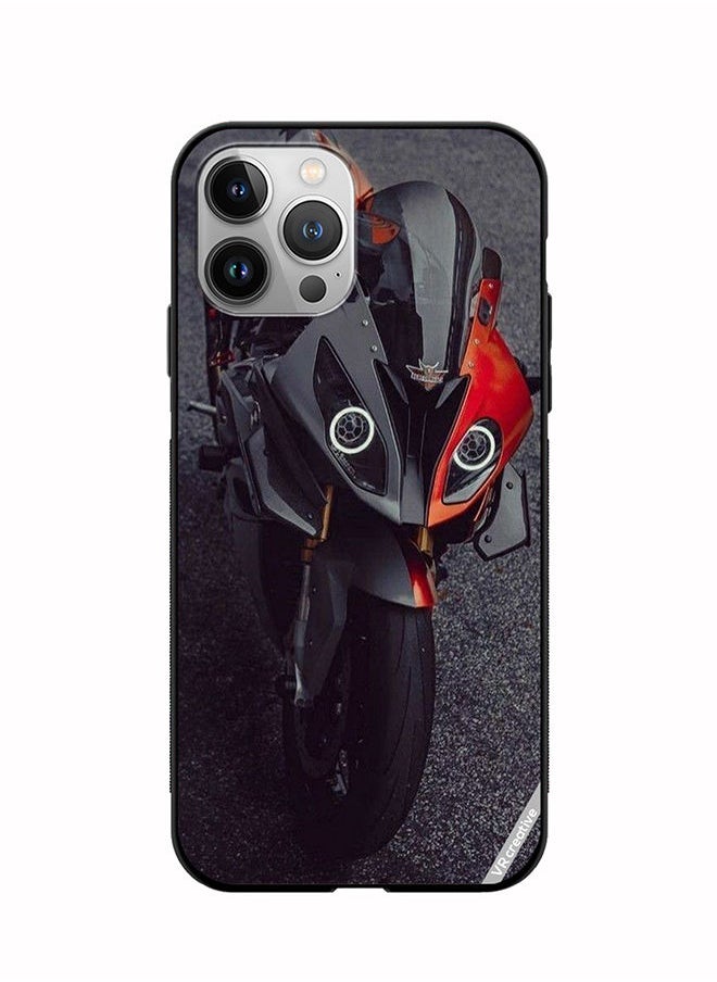 VR CREATIVE - Protective Case Cover For Apple iPhone 12 Pro Bike Design Multicolour - Image 1