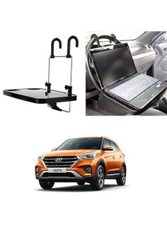 Buabo MultiFunctional Portable Foldable Car Backseat Tray Desk Black Portable Car Vehicle Back Seat Tray Table for Food Meal Snack LaptopTRAY170  - Image 1