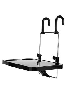 Buabo MultiFunctional Portable Foldable Car Backseat Tray Desk Black Portable Car Vehicle Back Seat Tray Table for Food Meal Snack LaptopTRAY170  - Image 2