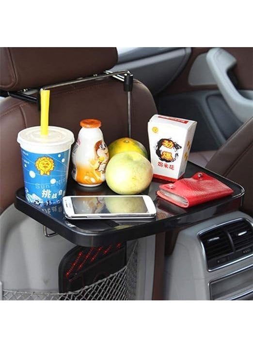Buabo MultiFunctional Portable Foldable Car Backseat Tray Desk Black Portable Car Vehicle Back Seat Tray Table for Food Meal Snack LaptopTRAY170  - Image 5