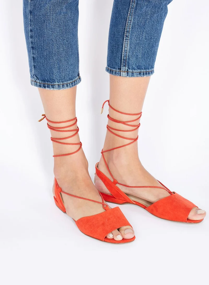 ALDO Aboing Sling Back Lace Up Sandals