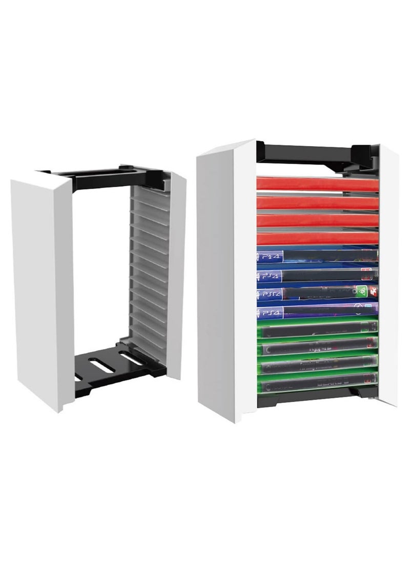 Generic Game Storage Tower for PS5, Game Disc Box Storage Rack 12 Games Disc Holder Storage Shelf for PS5 Game Discs  - Image 1