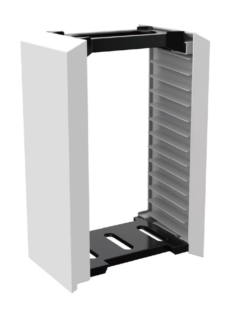 Generic Game Storage Tower for PS5, Game Disc Box Storage Rack 12 Games Disc Holder Storage Shelf for PS5 Game Discs  - Image 4