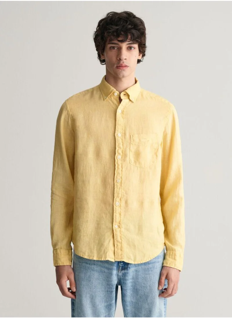 GANT Gant Regular Fit Garment-Dyed Linen Shirt