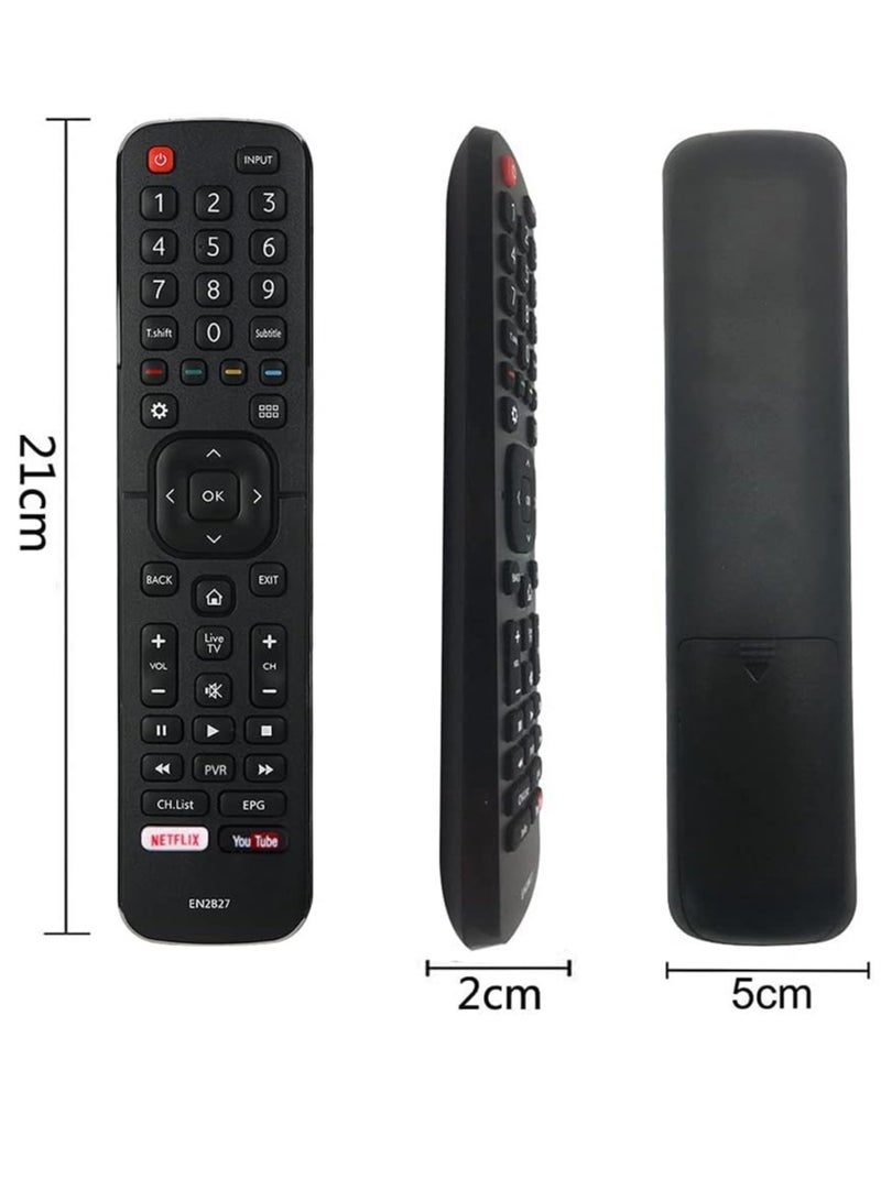 ELTRAZONE Remote Control for Hisense TV EN2B27 Replacement for Hisense 32K3110W 40K3110PW 50K3110PW 40K321UW 50K321UW 55K321UW with battery - Image 4