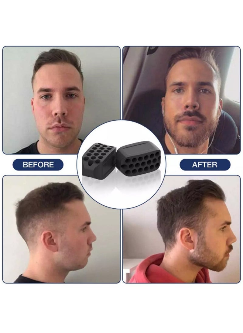 Generic - Jawline Exerciser - Facial Muscle Trainer - Jawline Facial Muscle Trainer - Double Chin Reducer - Jawline Facial Exercise Exerciser - For jaw Exercise, Neck Toning and Face Shaping - Image 1
