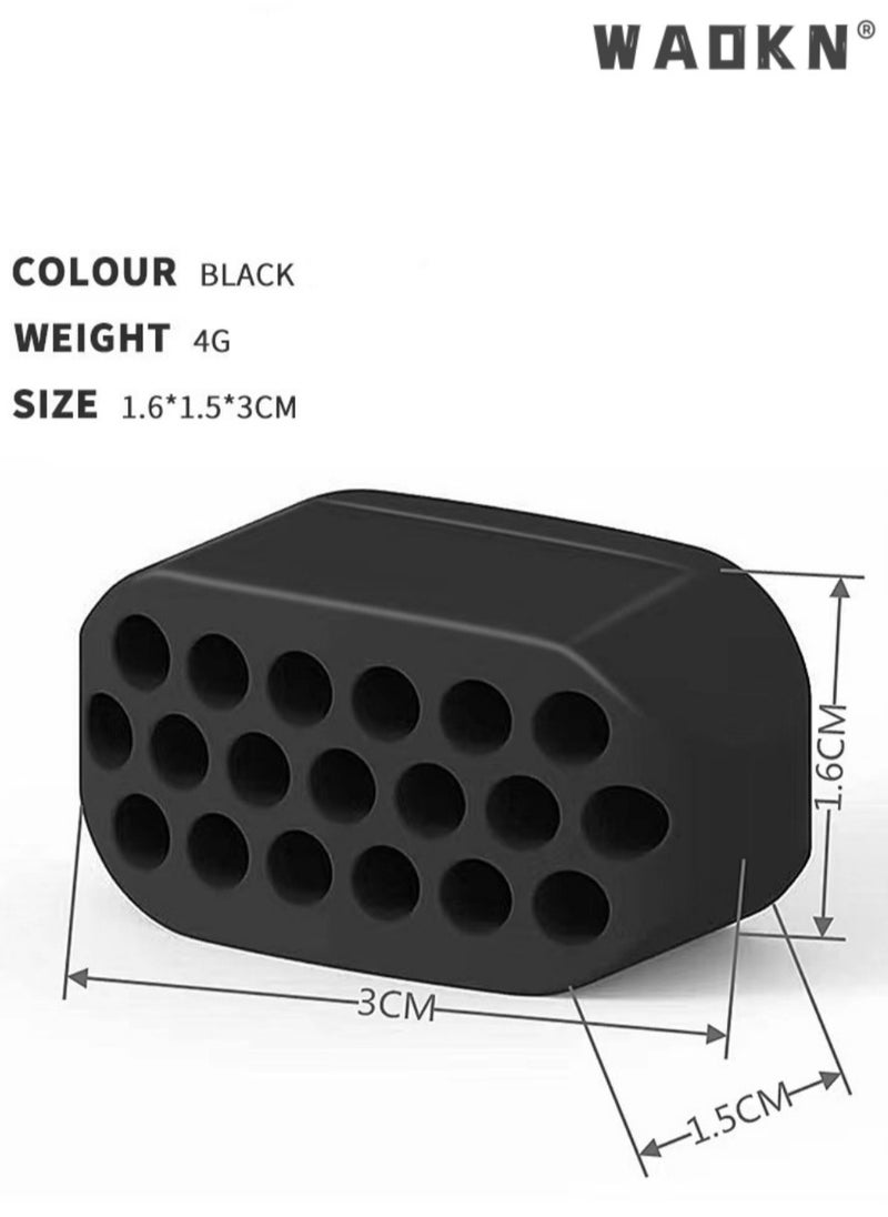 Generic - 6 Pairs Jawline Exerciser - Facial Muscle Trainer - Jawline Facial Muscle Trainer - Double Chin Reducer - Jawline Facial Exercise Exerciser - For jaw Exercise, Neck Toning and Face Shaping - Image 1