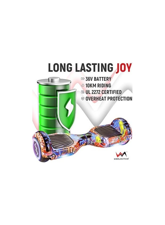 سكوتر التوازن الذكي مقاس 8 لون احمر - Image 4