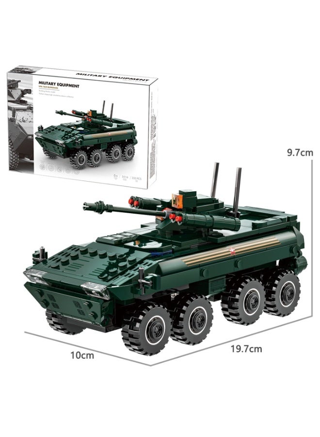 wange VPK-7829 Bumerang Infantry Fighting Vehicle Building Blocks Set 3516 (Age 6+, 335 Pieces) - Image 4
