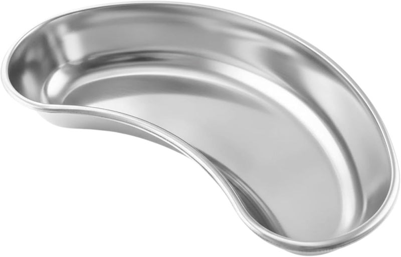 BOSKY Stainless Steel Small Kidney Tray 6" inch Basin Emesis Bowl Surgical 12 oz Utility Reusable Dish - Image 1