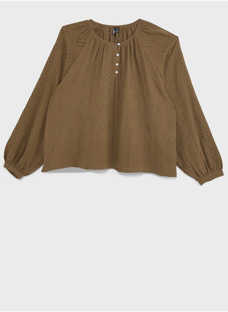 VERO MODA - Button Detail Top - Image 1