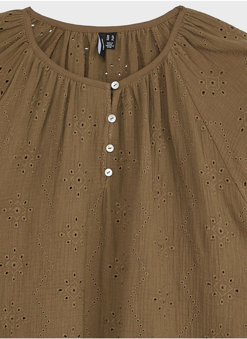 VERO MODA - Button Detail Top - Image 1