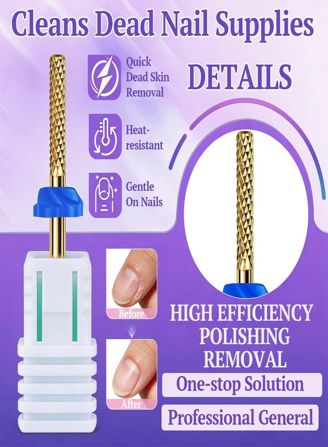 FANTEXY Carbide Cuticle Nail Drill Bit, 3/32'' Universal Shank - Image 4