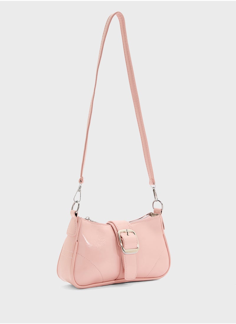 ELLA Crossbody With Buckle Detail  - Image 3