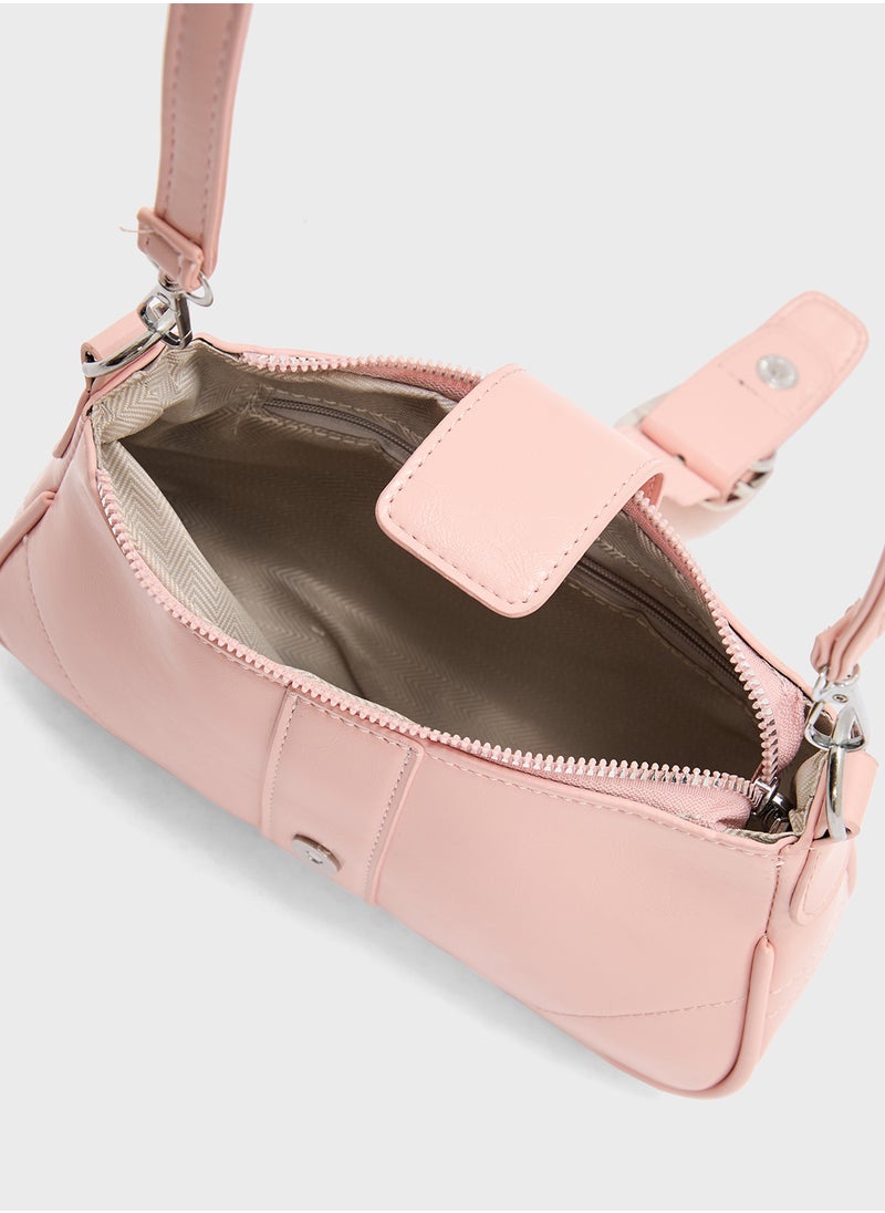ELLA Crossbody With Buckle Detail  - Image 5