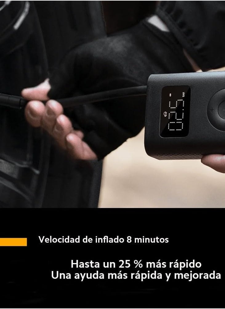 Xiaomi - Portable Electric Air Compressor 2 - 6 Modes, USB-C Charging, LED Display - Black - Image 1