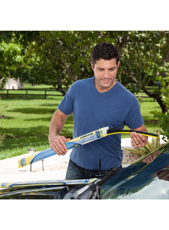 Rain-X Latitude Water Repellency 2-in-1 Car Wiper Blade Black 20 Inch 5079277-2 - Image 5