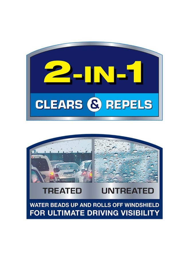 Rain-X Latitude Water Repellency 2-in-1 Car Wiper Blade Black 20 Inch 5079277-2 - Image 3