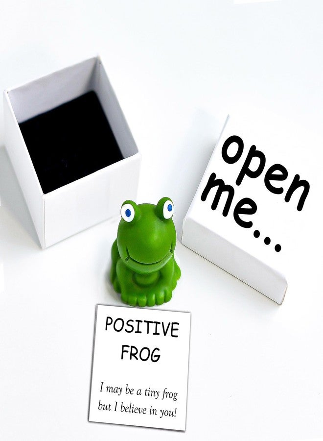 WENGIFT I Love You Positive Frog Gift Desk Buddy Cute little Frog Pocket Hug Frog Lover Best Friend Gift - Image 1