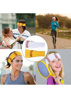 2Pcs Outdoor Sports Hairbands Hair Accessories Baseball Headband Softball Headband Non Slip Elastic Yoga Workout Headband Fashion Ball Print Bicycle Bandanas Head Wrap For Men And Women (A) - pzsku/Z56B245FFD5661272CF9CZ/45/_/1718645518/3852aeee-05c6-4b14-bf87-cb4a8d3618aa