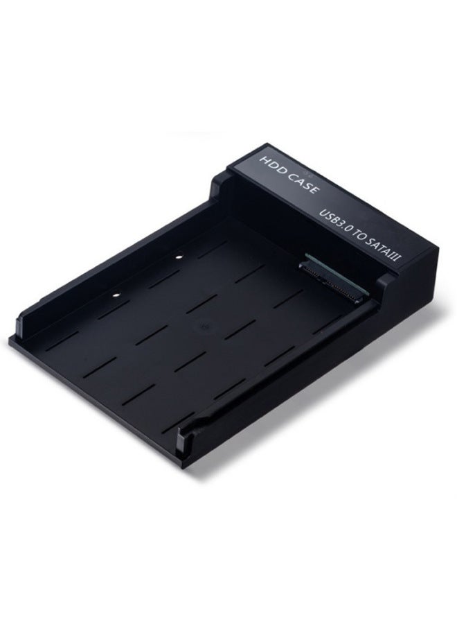 USB3.0 Mobile Hard Disk Box Desktop Hard Disk Box 2.5/3.5 Inch SATA/serial Hard Disk Base-Color:Black - Image 3