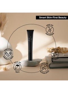 Glo Skin Beauty Satin Cream Foundation Makeup For Face Golden Dark Full Coverage Semi Matte Finish Conceal Blemishes & Even Skin Tone  - Image 5